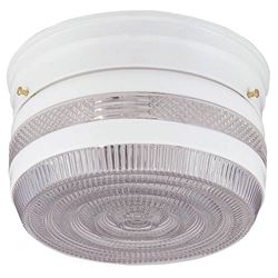 Boston Harbor F13WH01-6859CL-3L Single Light Ceiling Fixture, 120 V, 60 W, 1-Lamp, A19 or CFL Lamp, White Fixture 
