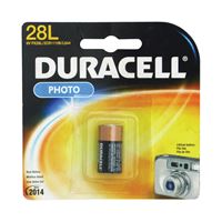 Duracell PX28LBPK Battery, 6 V Battery, 160 mAh, PX28L Battery, Lithium, Manganese Dioxide 