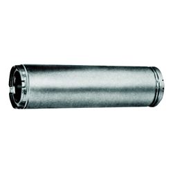 AmeriVent 6HS-36 Chimney Pipe, 9 in OD, 36 in L, Galvanized Stainless Steel 