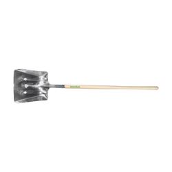 Razor-Back 54247 Scoop Shovel, 13-1/4 in W Blade, 14-1/2 in L Blade, Aluminum Blade, North American Hardwood Handle 