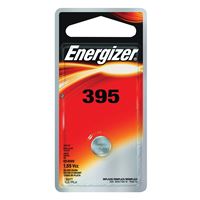 Energizer 395BPZ Coin Cell Battery, 1.5 V Battery, 51 mAh, 395 Battery, Silver Oxide, Pack of 6 