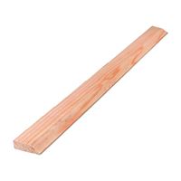 ALEXANDRIA Moulding 0W936-20084C1 Colonial Stop Moulding, 84 in L, 1-3/8 in W, Wood, Pack of 6 