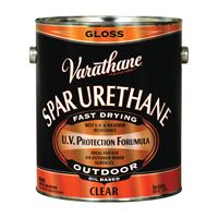 Varathane 9231 Spar Urethane Paint, Gloss, Liquid, Clear, 1 gal, Can, Pack of 2 