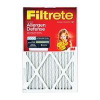 Filtrete 9803-2PK-HDW Air Filter, 25 in L, 20 in W, 11 MERV, 1000 um MPR, Pack of 3 