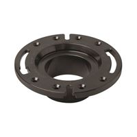 Oatey 43584 Closet Flange, 3 in Connection, ABS, Black 