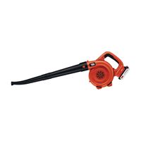 Black+Decker LSW321 Cordless Sweeper, Battery Included, 20 V, Lithium-Ion, 100 cfm Air, 25 min Run Time 
