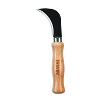 Irwin 1774108 Utility Knife, 1-1/2 in L Blade, Steel Blade, Smooth Handle, Brown Handle 