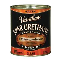 Varathane 9341H Spar Urethane Paint, Liquid, Clear, 1 qt, Can 