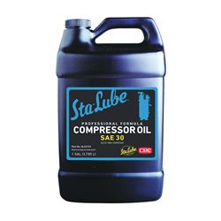 Sta-Lube SL22133 Compressor Oil, 30W, 1 gal Bottle 