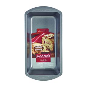 Goodcook 04025 Non-Stick Loaf Pan, 10-1/2 in L, 8.8 in W, 8.3 in H, Steel, Dishwasher Safe: Yes