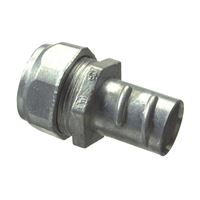 Halex 04905B Combination Conduit Coupling, 1/2 in Compression, 1 in OD, Zinc-Plated 