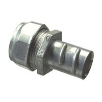Halex 04907B Combination Conduit Coupling, 3/4 in Compression, 1.19 in OD, Zinc-Plated 