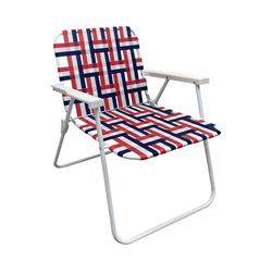 Seasonal Trends AC4007-RED Folding Web Chair, 30.71 in W, 23.62 in D, 22.83 in H, 250 lbs Capacity, Steel Frame, Pack of 6 
