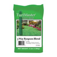 Lebanon 28-08564 Grass Seed, 3-Way Ryegrass Blend, 3 lb Bag 