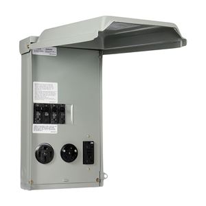 GE GE1LU532SS RV Outlet Box, 100 A, 120, 240 V, Surface
