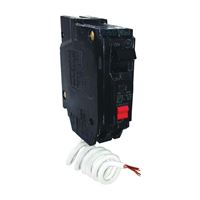 GE THQL1120GFTP Feeder Circuit Breaker, Thermal Magnetic, 20 A, 1-Pole, 120 V, Non-Interchangeable Trip, Plug 