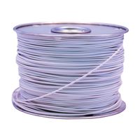 CCI 55671423 Primary Wire, 12 AWG Wire, 1-Conductor, 60 VDC, Copper Conductor, White Sheath, 100 ft L, Pack of 2 