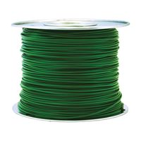 CCI 56421923 Primary Wire, 14 AWG Wire, 1-Conductor, 60 VDC, Copper Conductor, Green Sheath, 100 ft L 