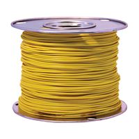 CCI 55843823 Primary Wire, 18 AWG Wire, 1-Conductor, 60 VDC, Copper Conductor, Yellow Sheath, 100 ft L, Pack of 2 