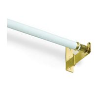 Kenney KN391/1 Sash Rod, 7/16 in Dia, 28 to 48 in L, White 