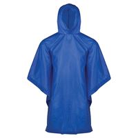 Diamondback PNC-01-L Poncho, One-Size, PVC, Blue, Hooded Collar 