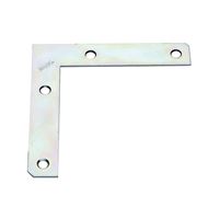 National Hardware 117BC Series N234-955 Corner Brace, 5 in L, 7/8 in W, 4.87 in H, Steel, Zinc, 0.07 Thick Material, Pack of 20 