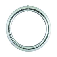 National Hardware 3155BC Series N223-149 Welded Ring, 300 lb Working Load, 1-1/2 in ID Dia Ring, #3 Chain, Steel, Zinc 