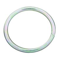 National Hardware 3155BC Series N223-164 Welded Ring, 300 lb Working Load, 2-1/2 in ID Dia Ring, #2 Chain, Steel, Zinc 