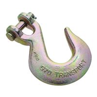 National Hardware 3254BC Series N282-111 Clevis Slip Hook, 3/8 in, 6600 lb Working Load, Steel, Yellow Chrome 