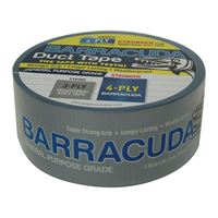 Blue Dolphin TP DUCT BARA BLU Duct Tape, 54.6 yd L, 1.88 in W, Blue/Silver 
