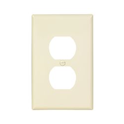 Eaton Wiring Devices PJ8LA Single and Duplex Receptacle Wallplate, 4-7/8 in L, 3-1/8 in W, 1 -Gang, Polycarbonate, Pack of 25 