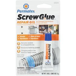 Permatex 28205 Repair Glue, Gel, Blue, 5 g, Tube 