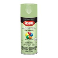 Krylon COLORmaxx K05510007 Spray Paint, Gloss, Celery, 12 oz, Aerosol Can 