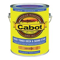 Cabot 140.0019200.007 Deck and Siding Stain, Natural, Liquid, 1 gal, Pack of 4 