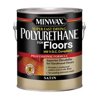 Minwax 130250000 Polyurethane, Liquid, Clear, 1 gal, Can, Pack of 2 