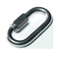 BARON 7350T-5/16 Quick Link, 1540 lb Working Load, Steel, Zinc, Pack of 10 
