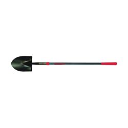 Razor-Back 45000 Shovel, 8-3/4 in W Blade, Steel Blade, Fiberglass Handle, Long Handle, 48 in L Handle 