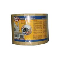 Protecto Wrap 843606SW Window and Door Sealing Tape, 50 ft L, 6 in W, HDPE, Gray/White, Self-Adhesive 