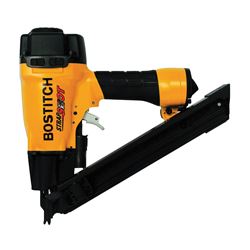 Bostitch MCN150 Metal Connector Nailer, 29 Magazine, 35 deg Collation, Paper Tape Collation, 6.7 cfm/Shot Air 