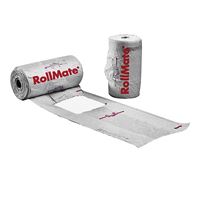 Novolex RollMate Series 8116008 T-Shirt Roll Bag, L, 7.2 in L, 15 in W, Plastic, White, Pack of 4 