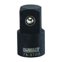 DeWALT DWMT75372OSP Increasing Impact Adapter, 1/2 in Drive, Female Drive, 3/4 in Output Drive, Male Output Drive 