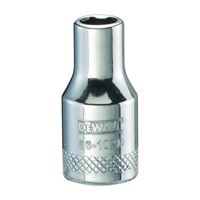 DeWALT DWMT86102OSP Hand Socket, 5 mm Socket, 1/4 in Drive, 6-Point, Vanadium Steel, Polished Chrome 