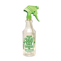 Harris 360-32S Spray Bottle, Adjustable Nozzle, Plastic, Clear 