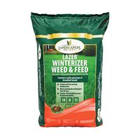 Landscapers Select LAZER 902732 Weed and Feed Lawn Winterizer Fertilizer, 16 lb Bag, Granular, 19-0-11 N-P-K Ratio 
