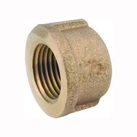 Anderson Metals 738108-20 Pipe Cap, 1-1/4 in, IPT, Brass, Red, Pack of 5 