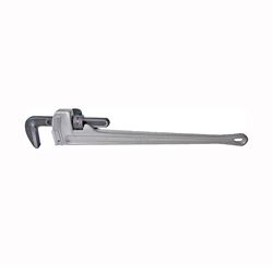 Superior Tool 04836 Pipe Wrench, 5 in Jaw, 36 in L, Straight Jaw, Aluminum, Epoxy-Coated, I-Beam Handle 