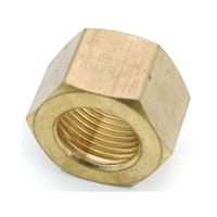 Anderson Metals 730061-04 Nut, Compression, Brass, Pack of 10 