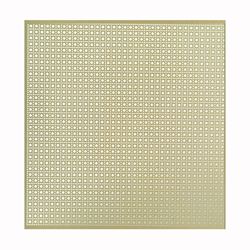 M-D 57125 Decorative Metal Sheet, 36 in W, 24 in L, Aluminum, Albras, Pack of 3 