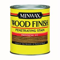 Minwax 221104444 Wood Stain, Satin, Provincial, Liquid, 0.5 pt, Can 