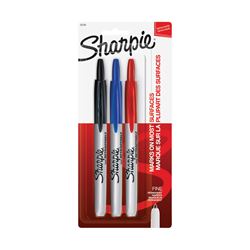 Sharpie 32726 Retractable Permanent Marker, Fine Lead/Tip, Assorted Lead/Tip 